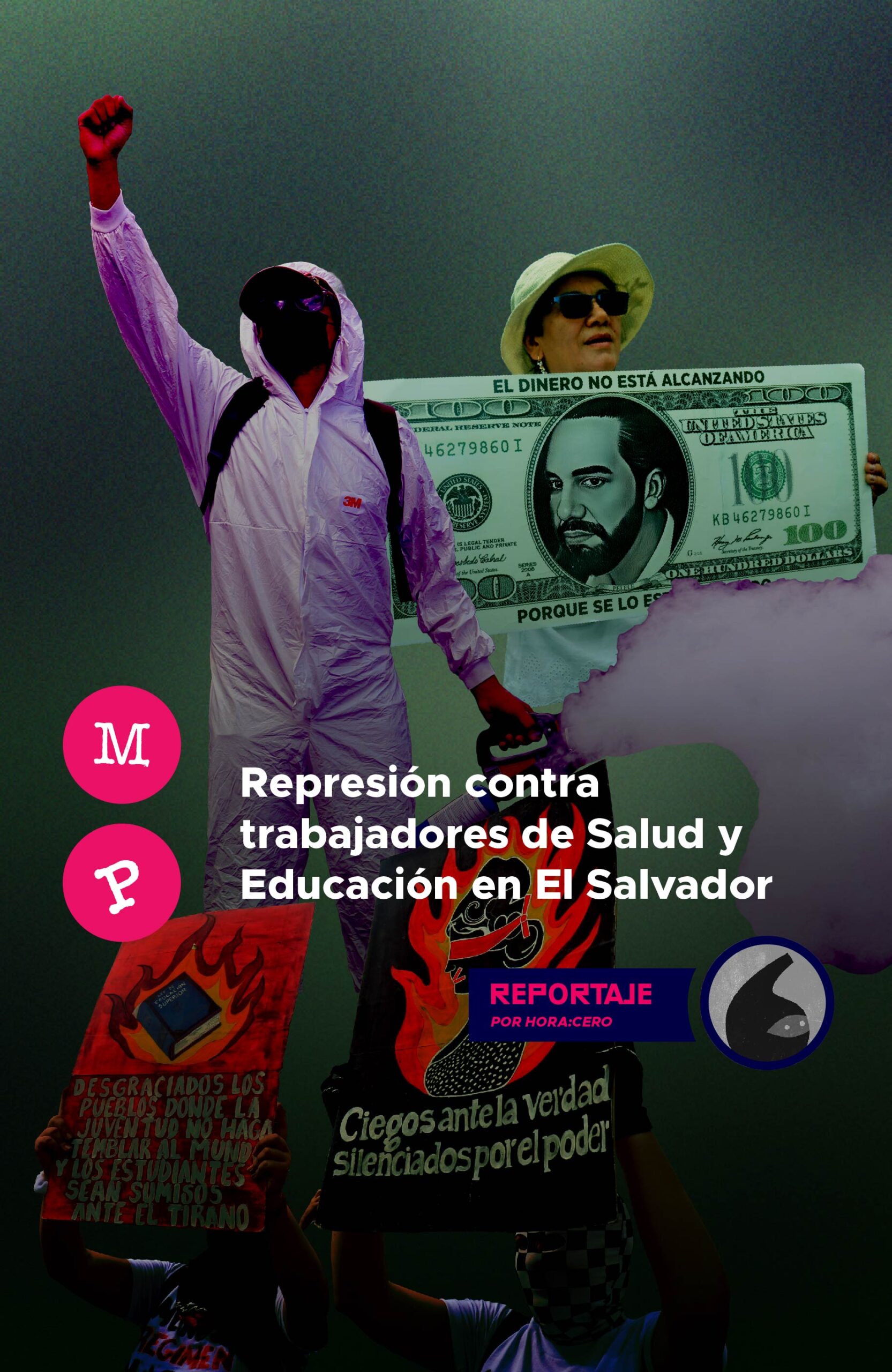 Lee más sobre el artículo Represión contra trabajadores de Salud y Educación en El Salvador 